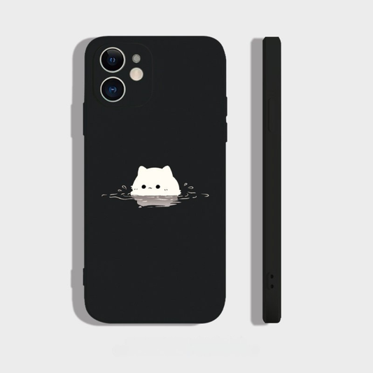 Bubble Bath Kitty Liquid Silicone Case