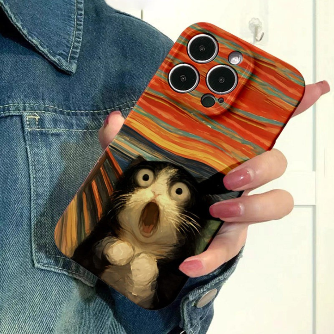 The Scream Cat iPhone Case