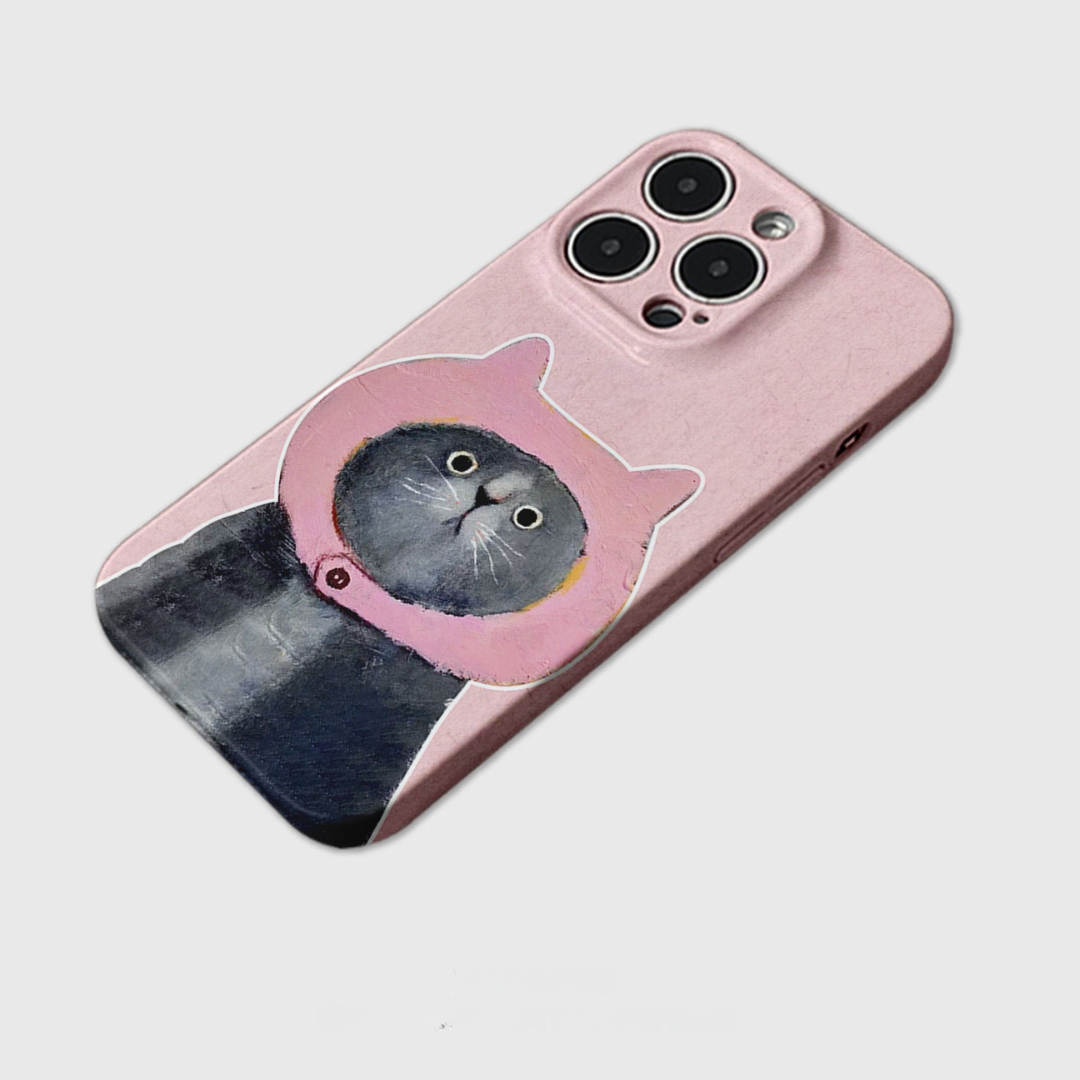 Sweet Pink Hat Kitty Phone Case