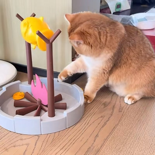 Rotating Barbecue Tumbling Feeding Toy