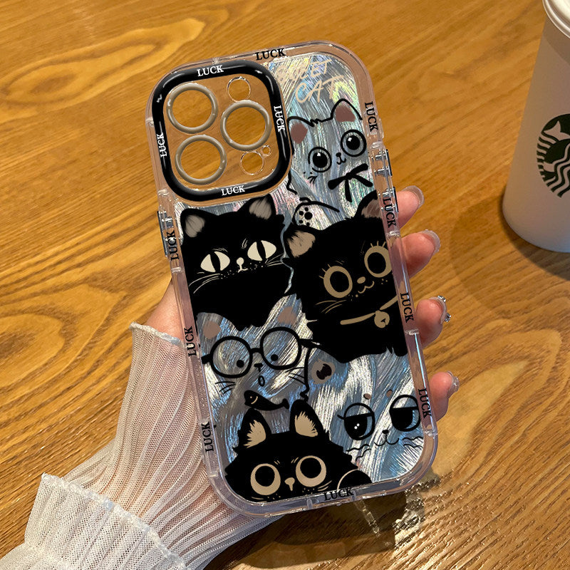 Cute Cat Squad Clear Case