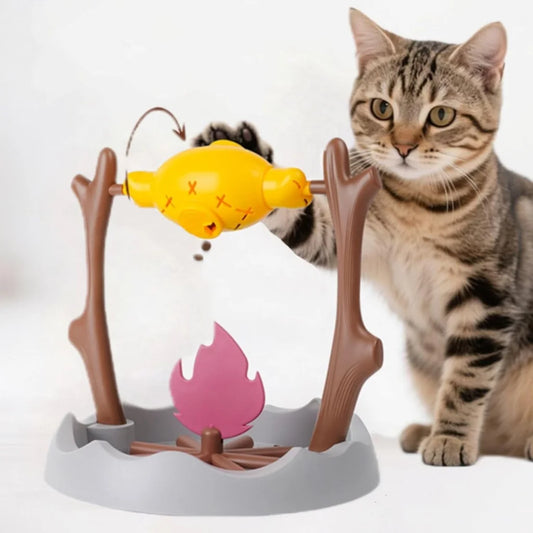 Rotating Barbecue Tumbling Feeding Toy