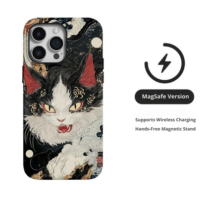 Ukiyo-e, Oriental Spirit & Sketch White Cat Case