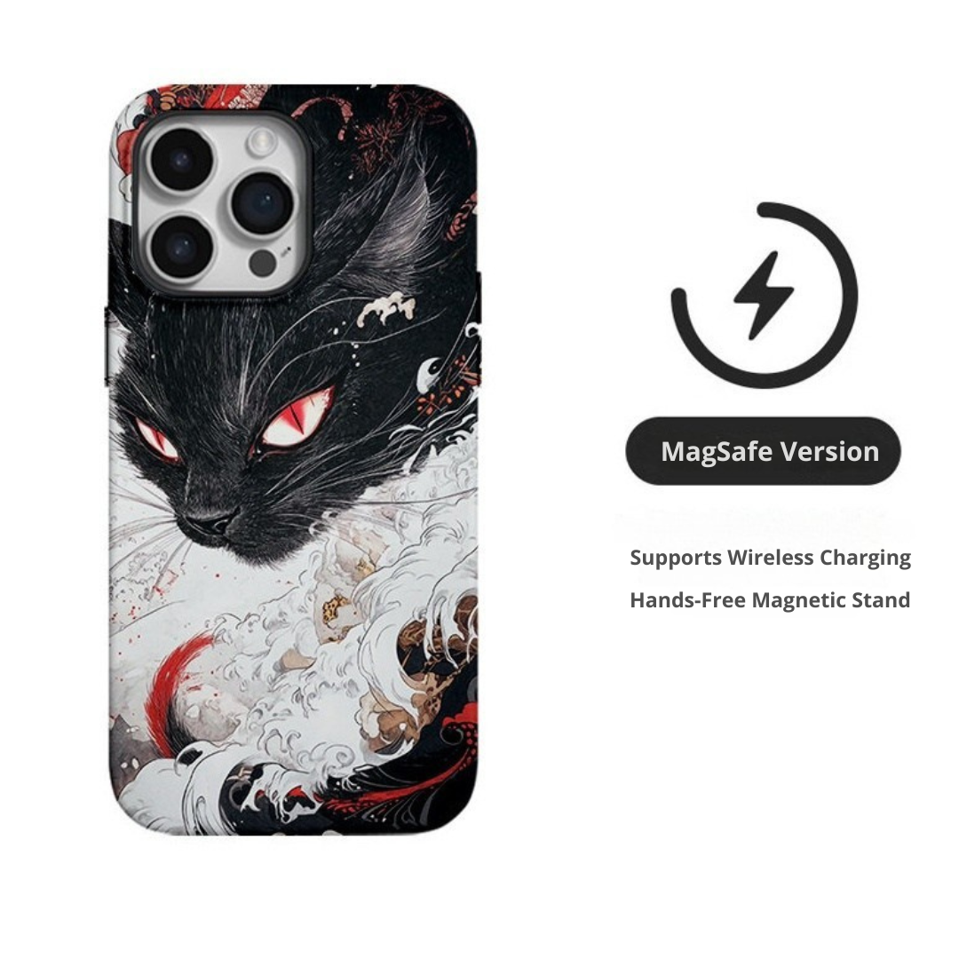 Ukiyo-e, Oriental Spirit & Sketch White Cat Case