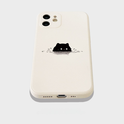 Bubble Bath Kitty Liquid Silicone Case