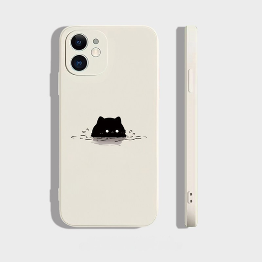 Bubble Bath Kitty Liquid Silicone Case