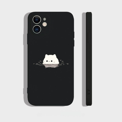 Bubble Bath Kitty Liquid Silicone Case