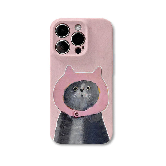 Sweet Pink Hat Kitty Phone Case