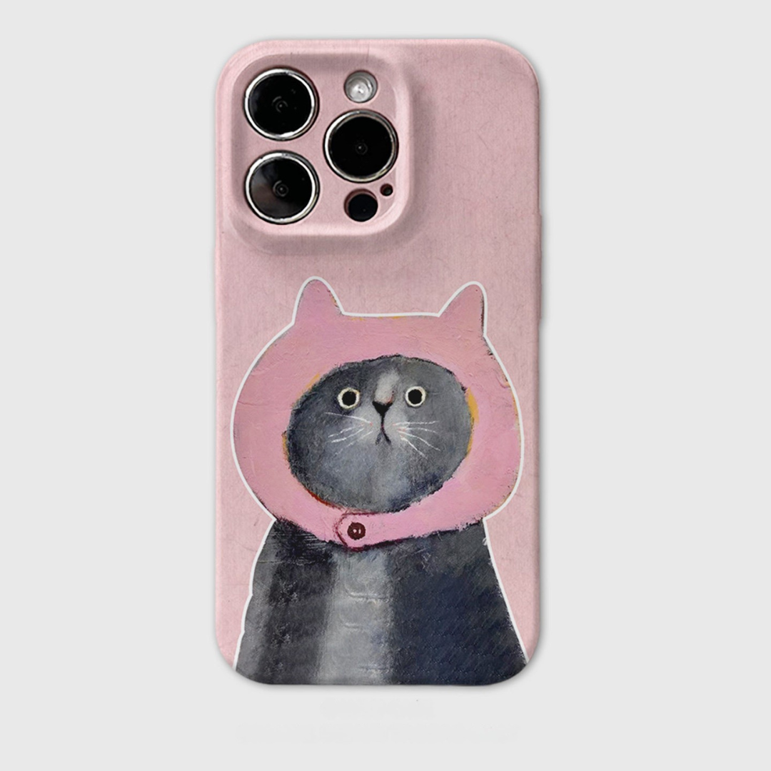 Sweet Pink Hat Kitty Phone Case