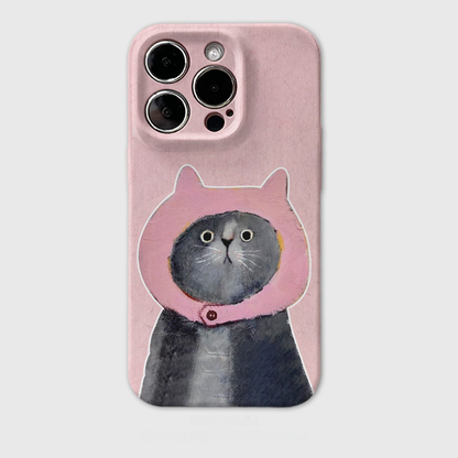 Sweet Pink Hat Kitty Phone Case