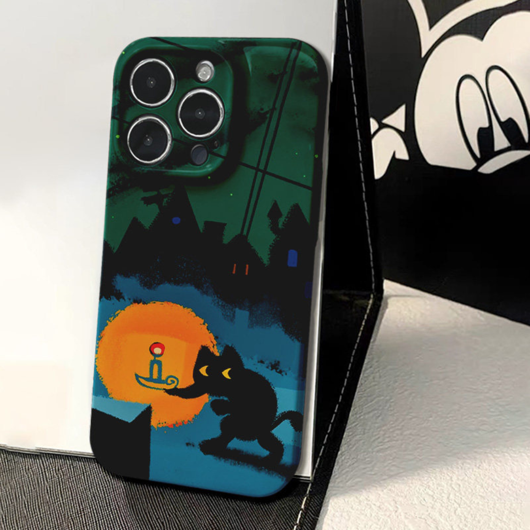 Sneaky Midnight Kitty Case