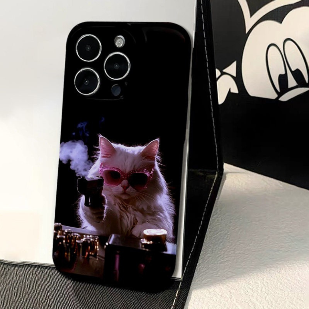 No Mercy Hitman Kitty Phone Case