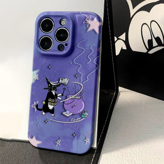Magic Mood Mixer Witch Cat Phone Case