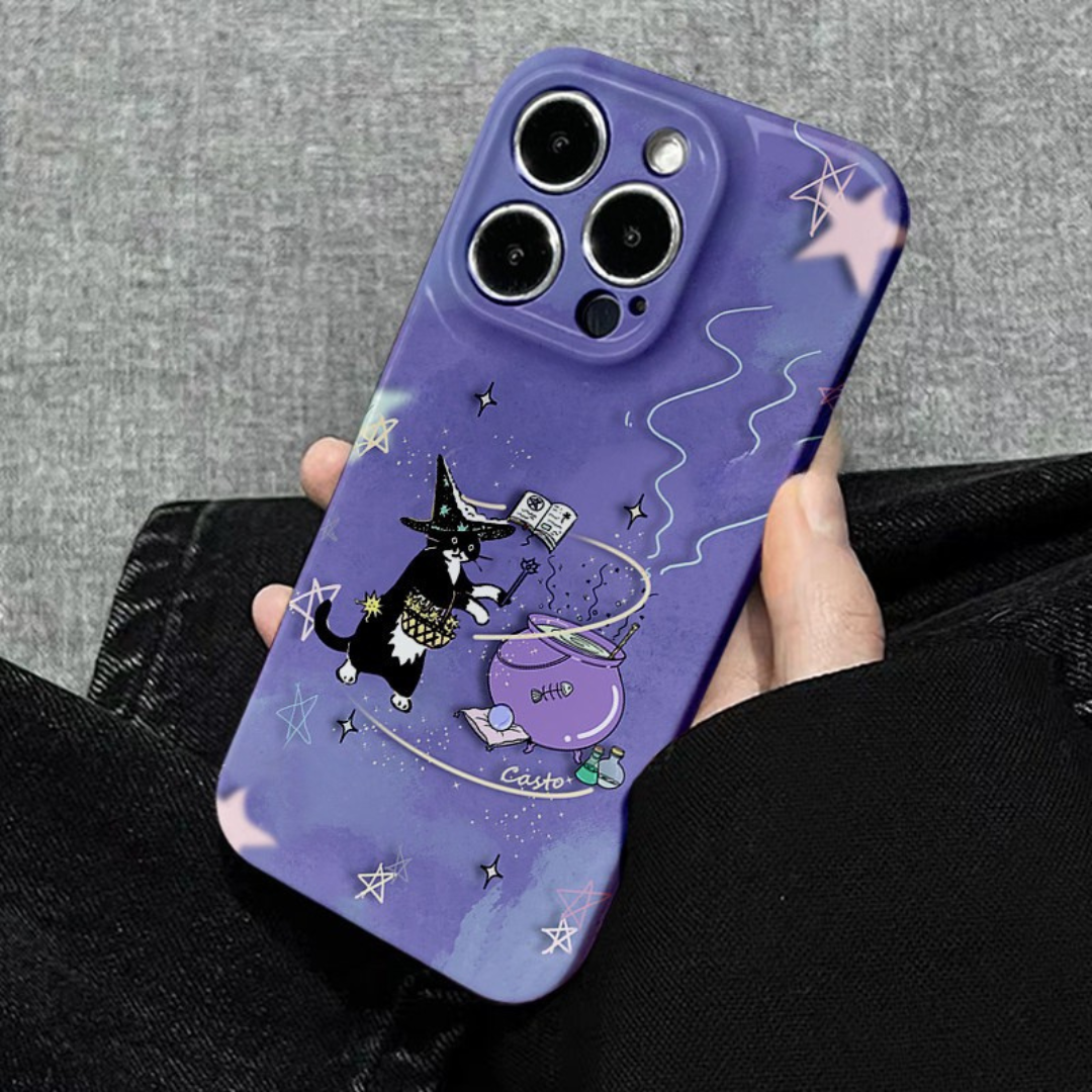 Magic Mood Mixer Witch Cat Phone Case