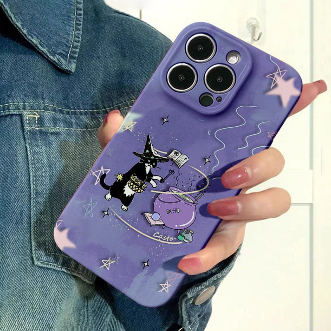 Magic Mood Mixer Witch Cat Phone Case