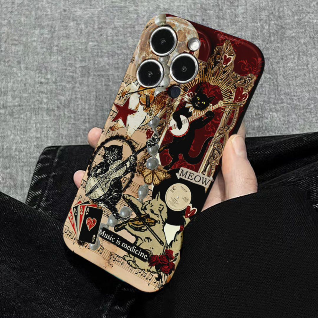 Music Is Medicine Vintage Orchestra Phone Case