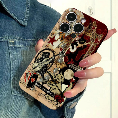 Music Is Medicine Vintage Orchestra Phone Case