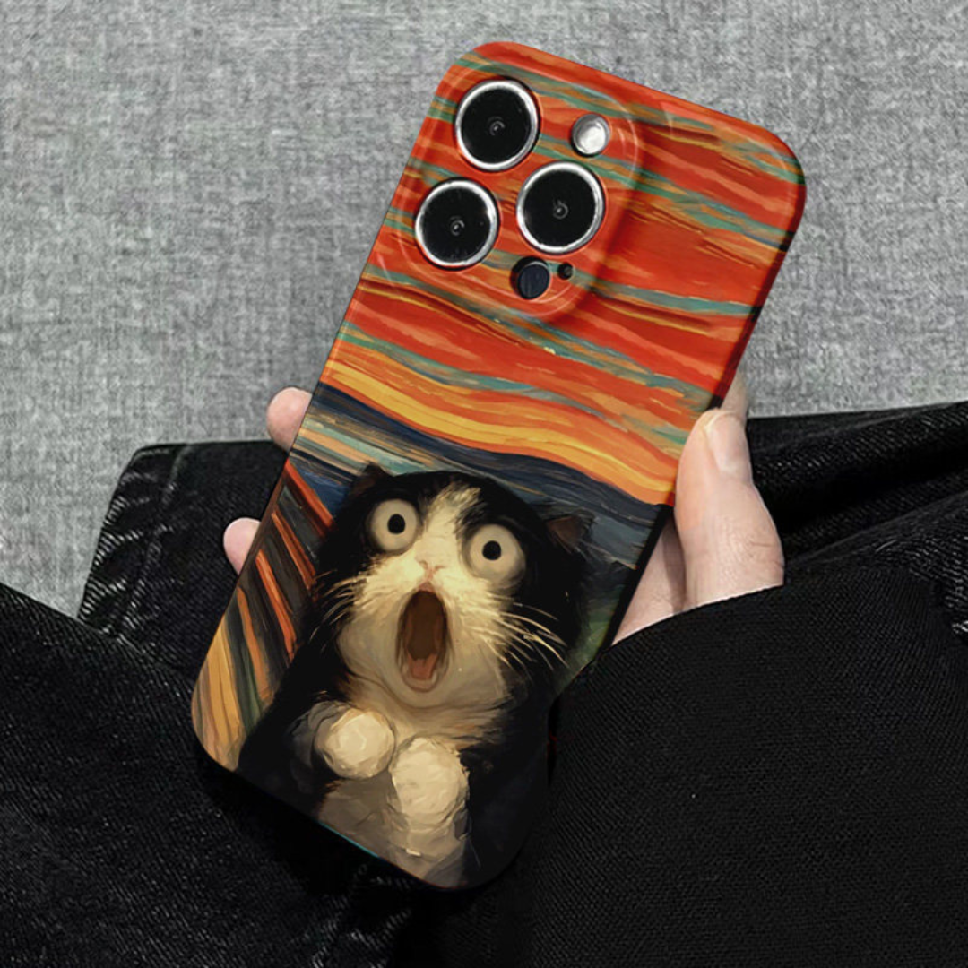 The Scream Cat iPhone Case