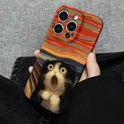The Scream Cat iPhone Case