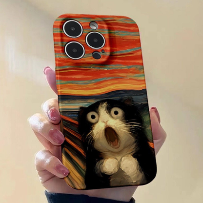 The Scream Cat iPhone Case