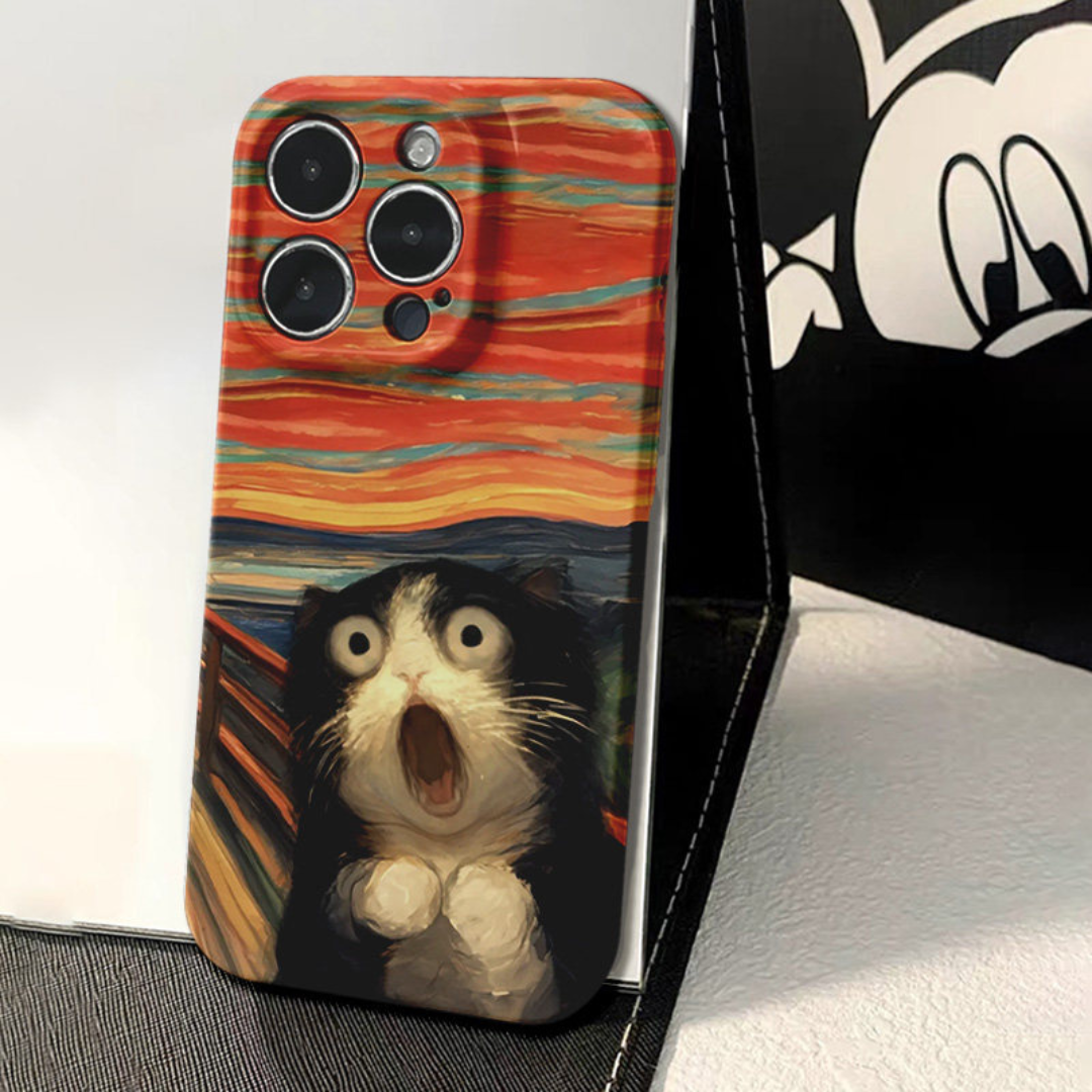 The Scream Cat iPhone Case