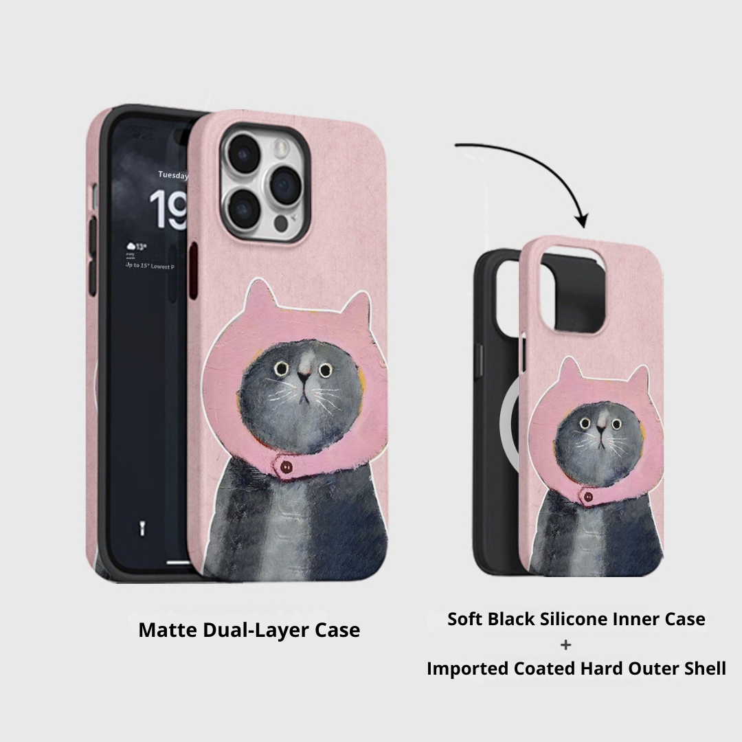 Sweet Pink Hat Kitty Phone Case