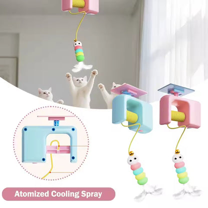 Cat Hanging Door Yo-Yo Toy