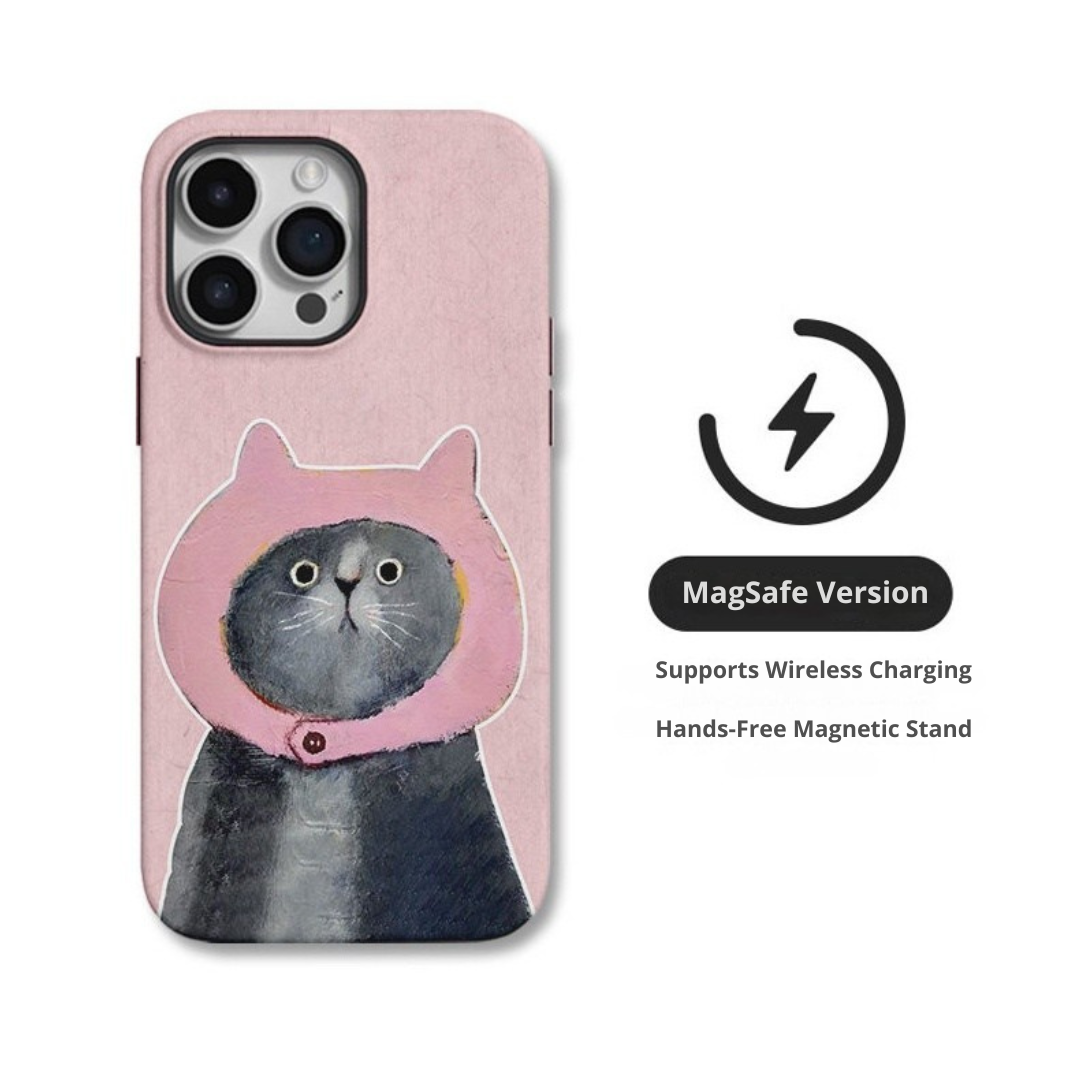 Sweet Pink Hat Kitty Phone Case