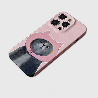 Sweet Pink Hat Kitty Phone Case