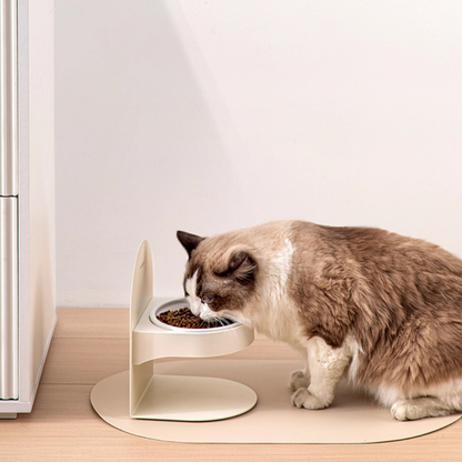 Adjustable Ceramic Cat Bowl Magnetic Frame