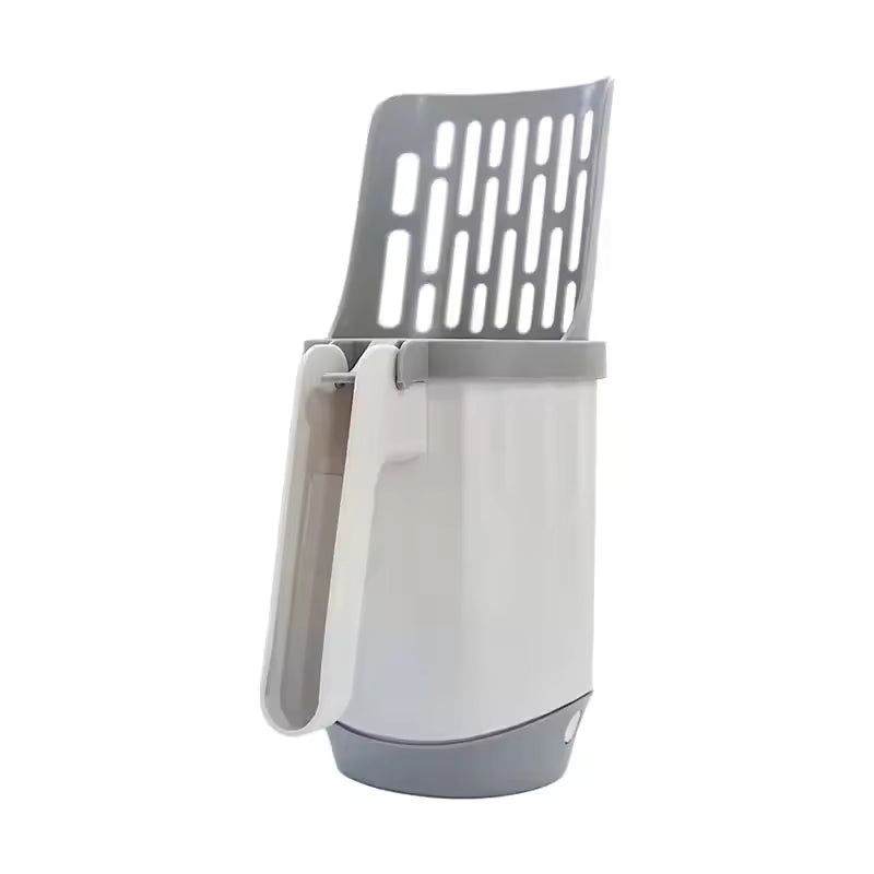 Integrated Cat Litter Shovel