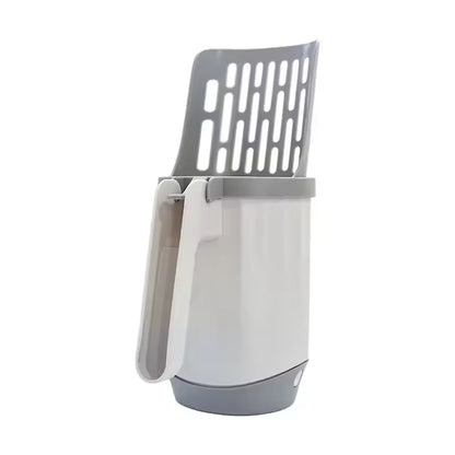 Integrated Cat Litter Shovel