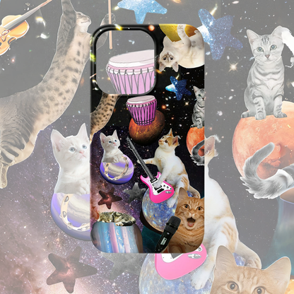 Universe Meme Cat Graphic Case