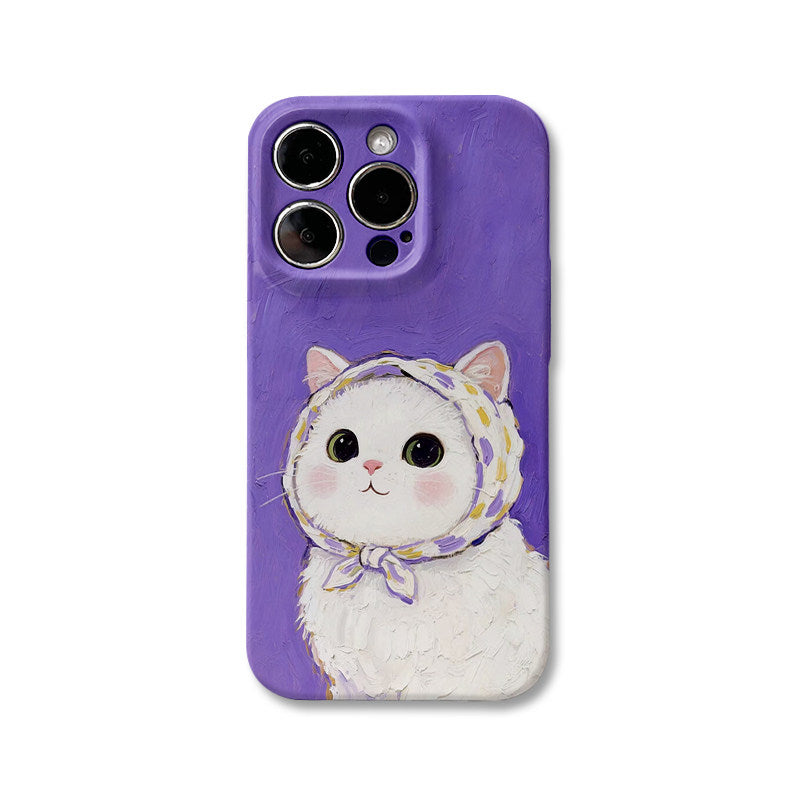 Lavender Bonnet Kitty Case