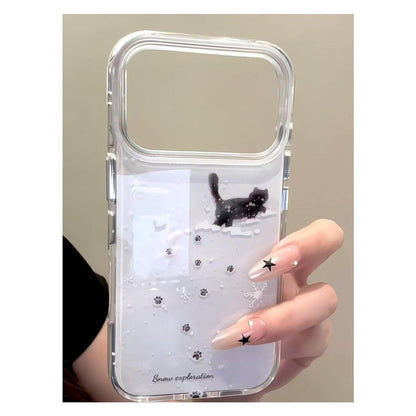 Kitten in the Winter Snow Case