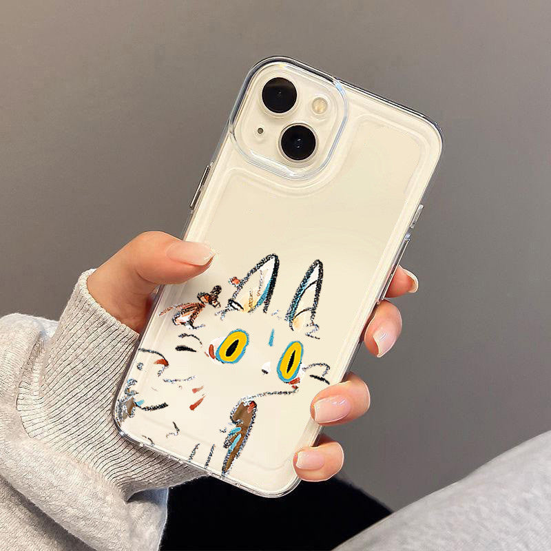 Abstract Cat Sketch Case