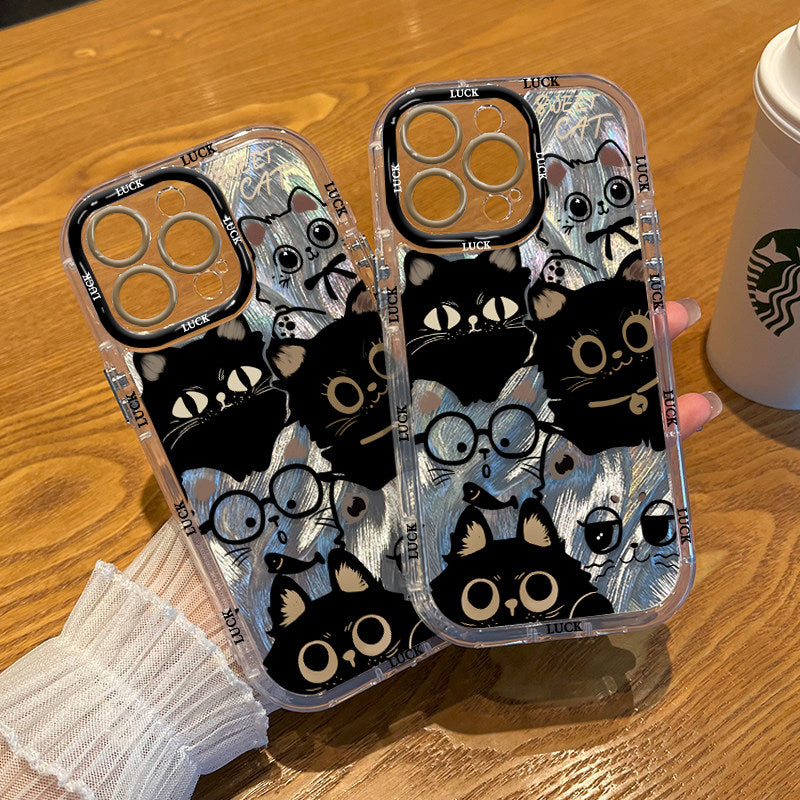Cute Cat Squad Clear Case