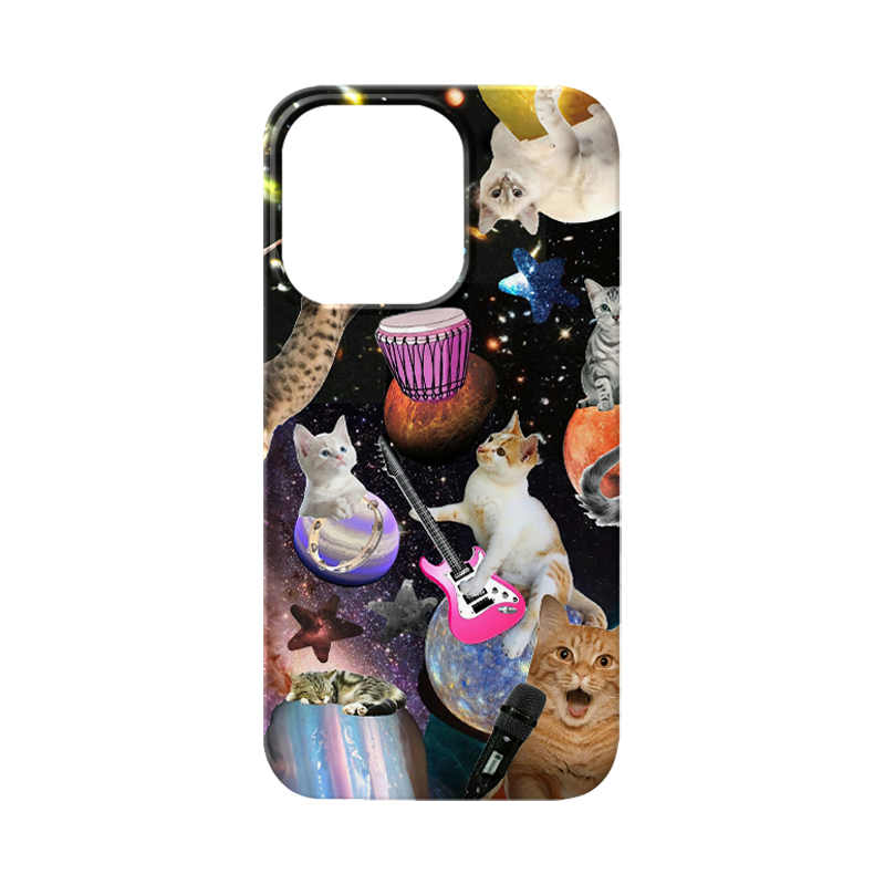 Universe Meme Cat Graphic Case