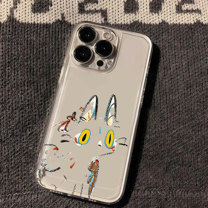 Abstract Cat Sketch Case