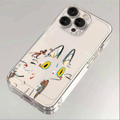 Abstract Cat Sketch Case