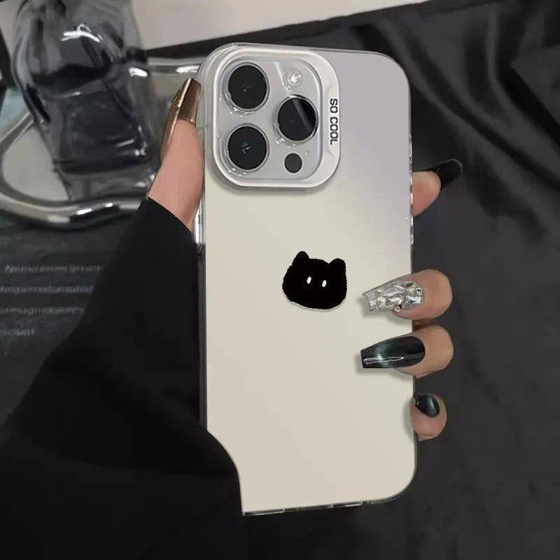 Cute Minimal Kitten Face Case