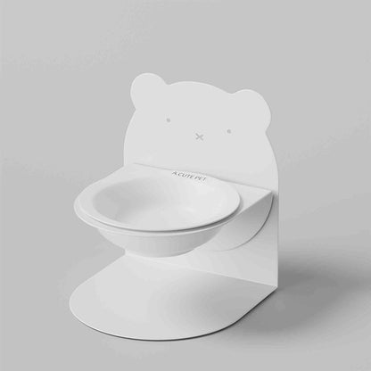 TiltEase Magnetic Stand Ceramic Cat Bowl