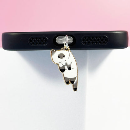 Cute Cat USB-C Dust Plug Charm