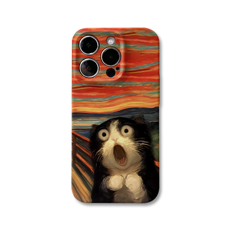 The Scream Cat iPhone Case