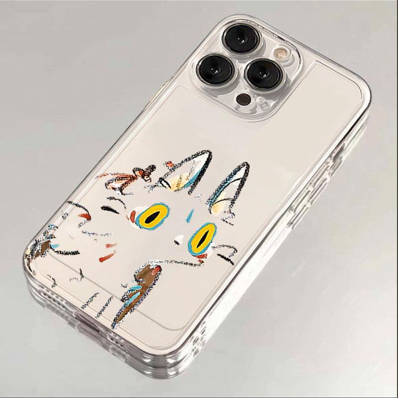 Abstract Cat Sketch Case