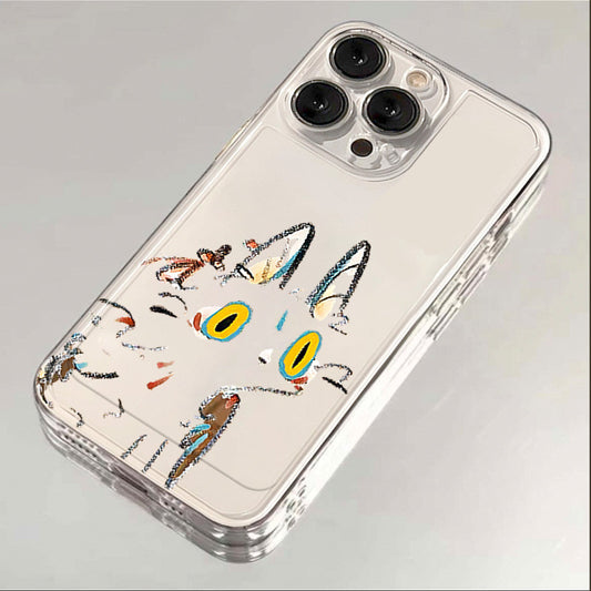 Abstract Cat Sketch Case