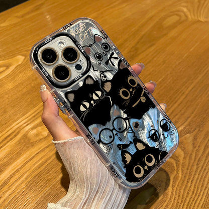 Cute Cat Squad Clear Case