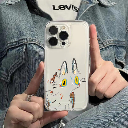 Abstract Cat Sketch Case