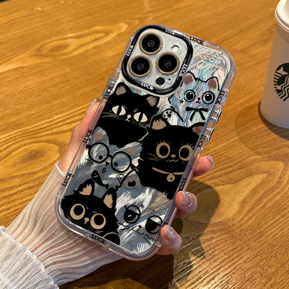 Cute Cat Squad Clear Case