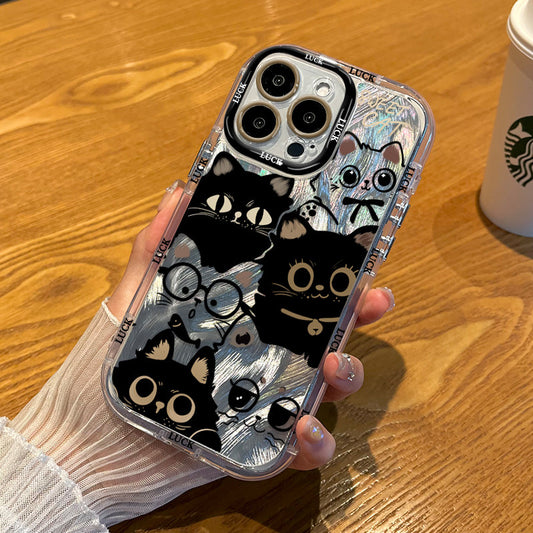 Cute Cat Squad Clear Case